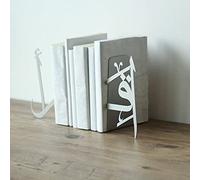 IWA Concept | IQRA Arabic Metal Bookend | Home Decor or Islamic Decor for Table or Shelves | Home Decorations for Ramadan Gifts | Eid Decorations | (Silver)