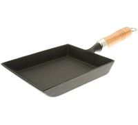 Iwachu Iron Tamagoyaki Omelette Pan, Black