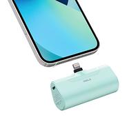 iWALK Mini Portable Charger 4500mAh Ultra-Compact Power Bank Small and Cute Battery Pack Compatible with iPhone 14/13/13 Pro/13 Pro Max /12/12 Pro/12 Pro Max/11 Pro/XR/X/8/Plus,Airpods and More,Green