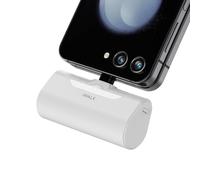 iWALK Mini Portable Charger 4500mAh,USB-C 20W Power Bank with Fast Charging,Compatible with iPhone 16 Pro Max/16 Pro/16/15,Samsung Galaxy S24 S23 Series,LG,HONOR,Xiaomi,iPad,AirPods and More,White