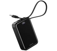 iWALK Portable Charger,10000mAh 45W PD Power Bank with Built-In USB-C Cable,Fast Charging Battery Pack LED Display compatible with iPhone 17 Pro Max/16/15 Series,iPad,Samsung S25 MacBook and More