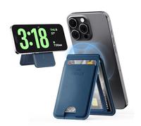 iWALK Stronger Magnetic Wallet, Upgraded for MagSafe Wallet, RFID Blocking, 5 Card Holder with Adjustable Stand, Slim Leather Phone Wallets for iPhone 16/15/14/13/12 Series, iPhone Wallets