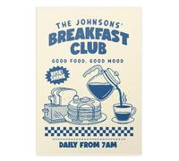 iWantoneofthose Personalised Breakfast Club Artprint | Size: A3 iWantoneofthose Multicolor A3