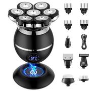 iWarmbase Head Shavers for Bald Men, 7D 6 in 1 Mens Groming Kit