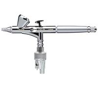 Iwata Custom Micron B Original Airbrush (ICM 2000), Regular Round Trigger, .18mm Needle and Nozzle, Silver
