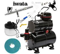 Iwata Eclipse HP-CS Airbrush Standard Compressor Bundle Kit