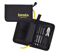 Iwata Professional Airbrush Maintenance Tools - Kit for Iwata & Neo Airbrushes - Includes Wrench, Pliers, Screw Drivers, Nozzle Wrench - Adults - Art - Manual Operation - No Assembly Required