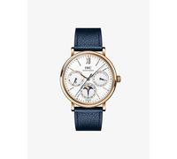 Iwc Schaffhausen Silver Iw344602 Portofino 18ct Rose-gold and Leather Automatic Watch 1 Size