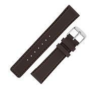 IWC-Style Calf Leather Watch Strap in Dark Brown (20mm)