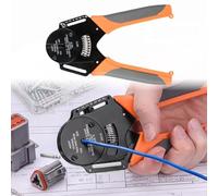 IWD16 Connector Crimping Pliers for DELCHI Male & Female Pins with Chrome Vanadium Steel Design and Adjustable Force for Secure Electrical Terminal Connections (Male Mother Needle)