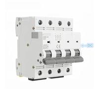 IWEBQSAP Circuit Breaker GYM9-125 DC MCB 80A 100A 125A 1000VDC Mini Circuit Breaker Din Rail 6KA Circuit Breaker DC 1Pcs(80A)