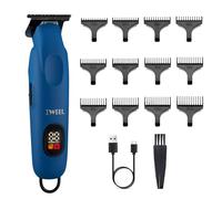 IWEEL Beard Trimmer for Men Professional - Electric Hair Clippers, Zero Gapped T-Blade Edgers, Cordless Rechargeable Mustache Trimmer Grooming Kit for Body