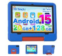 IWEGGO Android 15 Kids Tablet, 10 inch Tablet for Kids, 18GB RAM+128GB ROM (MAX 2TB), HD Eye-Care Touch Screen, Games, Parental Control, 2.0GHz Quad-core Toddler Tablets with Kid-Proof Case for Girls