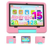 IWEGGO Android 15 Kids Tablet, 10 inch Tablet for Kids, 18GB RAM+128GB ROM (MAX 2TB), HD Eye-Care Touch Screen, Games, Parental Control, 2.0GHz Quad-core Toddler Tablets with Kid-Proof Case for Girls