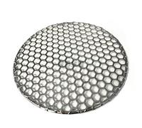 IWEIGN Food Filter 1pcs 10-40CM Diameter Stainless Steel 304 Food Grade Round BBQ Charcoal Grate Barbecue Grill with Cellular Holes Grid Mesh Net(16CM Diameter)