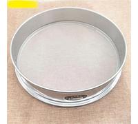 IWEIGN Food Filter 1pcs Lab 12-200 Mesh Stainless Steel Standard Test Sieve Dia 20cm Sampling Flour Sieve with Double-layer Punching Frame(400mesh 0.0385m)
