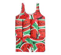 IWEMEK Kids Swimming Float Jacket Swimming Costume for Baby Boys Girls One Piece Bathing Suit Training Bag Buoyancy Aid Swimwear Vest with Adjustable Cotton Stick for Children Red 12-18 Months