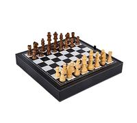 IWENZHKPA Chess Board Chess Set with Storager,Wooden Chesspieces,12.6 * 12.6inch MDF Chessboard,Gift Chess. Chess Game Set