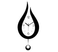 IWENZHKPA Clock Wall Acrylic Water Droplets Design Swing Wall Clock Modern Nordic Living Room Creative Bedroom Silent Quartz Clocks Bedroom