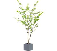 IWENZHKPA Fake Tree Artificial Trees Artificial Tree Faux Japanese Bell Horse Plant Potted Plant Fake Green Plant Decor For Indoor Living Room Office Wedding Artificial Tree Indoors(151cm)