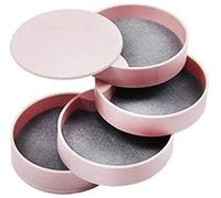 IWENZHKPA Jewelry Box Jewellery Box Jewelry Box Dust Proof Rotating Jewelry Organizer Boxes with Lid ABS Resin Finishing Multi Layer Storage Case Gift for Women Jewellery Storage(B)