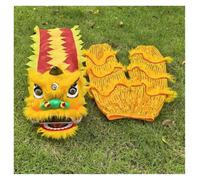 IWENZHKPA Lion Dance Costume Lion Dance Head Colorful Chinese Dragon Performance Props Traditional Outdoor Sports Dragon Dances(B)