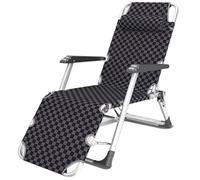 IWENZHKPA Lounge Chair Reclining Sun Lounger Folding And Adjustable Lounge Chair With Headrest For Outdoor Camping Office Patio Relaxation(A)