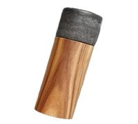 IWENZHKPA Salt Pepper Grinder Wood Pepper Grinder,Ceramic Core Grinding Salt Mill Refillable, Manual Shakers Spice Spice(A,1pcs)