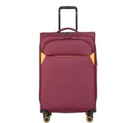 IWENZHKPA Suitcase Expandable Suitcases Large Capacity Luggage Waterproof TSA Combination Lock Luggage Wheels Carry(Rosso,24 inch)