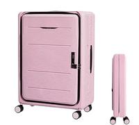 IWENZHKPA Suitcase Foldable Suitcases Adjustable Trolley Carry On Luggage Front Open Portable Suitcase Luggage Wheels Carry(E,24 inch)