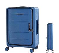 IWENZHKPA Suitcase Foldable Suitcases Adjustable Trolley Carry On Luggage Front Open Portable Suitcase Luggage Wheels Carry(D,24 inch)