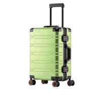 IWENZHKPA Suitcase Silent Light Cabin Luggage Abrasion Resistance All-Aluminum Magnesium Alloy Trolley Case Luggage Wheels Carry(B,20")