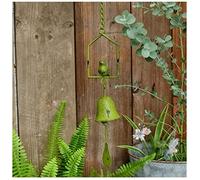 IWENZHKPA Wind Chime Bird Wind Chimes Iron Vintage Hanging Aeolian Bell For Chime Garden Decoration Decorative(Grün)
