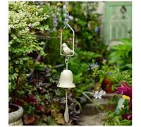 IWENZHKPA Wind Chime Bird Wind Chimes Iron Vintage Hanging Aeolian Bell For Chime Garden Decoration Decorative(White)