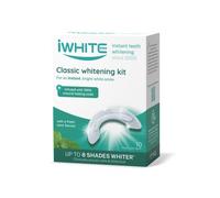 iWhite Classic Instant Teeth Whitening Kit - 10 Trays - Professional Whitening with Baking Soda - Up to 8 Shades Whiter - Fast, Effective Results - Mint Flavour - Peroxide-Free