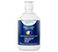 iWhite Colour Correcting Mouthwash + 500 ml, Teeth Whitening and Colour Correction for Yellow Teeth, Instant White Teeth Effect, Strengthens Enamel, Removes Plaque