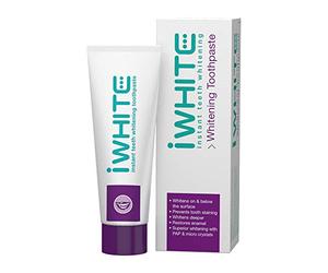 iWhite Instant Whitening Toothpaste - Deep Stain Removal for a Naturally Whiter Smile - Enamel Protection - Safe Daily Whitening Treatment - 75ml