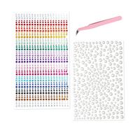 iwiio Face Gems for Festivals Face Rhinestones Stick on Self Adhesive Face Gems Stick on Colorful Festival Gems Temporary Tattoo for Face, Eye, Makeup, Nail, Body, Crafts