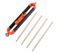 iwiio Profile Scribing Ruler Contour Gaug with Lock, Precisely Copy Irregular Shapes Scribe Tool, Woodworking Edge Corner Measuring Duplicator, Profile Marking Tool for Floor, Carpet, Tile Laying -1