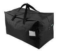 iwill CREATE PRO 70*42*35cm Waterproof Over-sized Christmas, Festival Decorations Organizer Storage Bag, Travel Duffel Bag, Back to School Carry Bag, Washable, Black