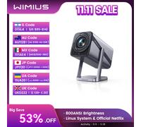 IWIMIUS 4K Projector Netflix Officially 800ANSI Native 1080P Auto Focus & Keystone 30000 lumens BT5.2 WIFI6 Portable 360° Rotate as picture
