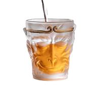 Iwinna 110 mL Black Myth Wukong Game's Glass Cup, Black Myth Wukong Merchandise, Monkey King Clear Cup Sun Wukong Cup, Novelty Journey to The West Wukongs Mug Gifts for Men and Women