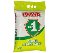 Iwisa Maizmeal 2kg | Authentic South African Maize Meal | Heritage in Every Bite | Nutrient Boost | Kitchen Versatility | Multi-Purpose Magic | Freshness Sealed