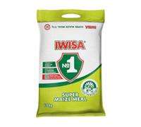 Iwisa, Super Maize Meal South African Food Staple Food from South Africa,10kg, white