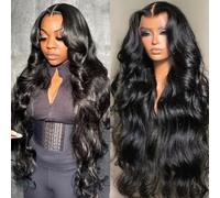 IWISH 220% Density Full 13x6 Body Wave Lace Frontal Wigs Human Hair Virgin Body Wave 30Inch 13x6 HD Transparent Lace Front Wigs 12A Brazilian Human Hair Pre Plucked With Baby Hair