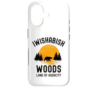 Iwishabish Woods Land of Audacity funny sassy humor pun Case for iPhone 17
