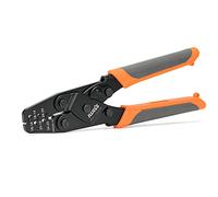 IWISS 1424A Open Barrel Terminal Crimper Tool 0.2-2 mm² for Delphi Amp Open Barrel Tyco Clamps by Molex Style Crimper Open Barrel, Motorcycle Bullet Terminal…