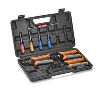 IWISS iCrimp KIT-DC02 Wire Crimping Tool Kit for Deutsch Connectors and Weather Pack Terminals with Connector Removal Tools