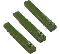IWIWE Green DOP Wax Fit for Lapidary Cabachon Forming Cutting and Polishing Lapidary Sticks（ 3PACK)