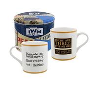 IWM Mug in Tin Keepsake Gift Box - WWII Caption - THERE ARE THREE TYPES OF MEN, to which do you belong? ....